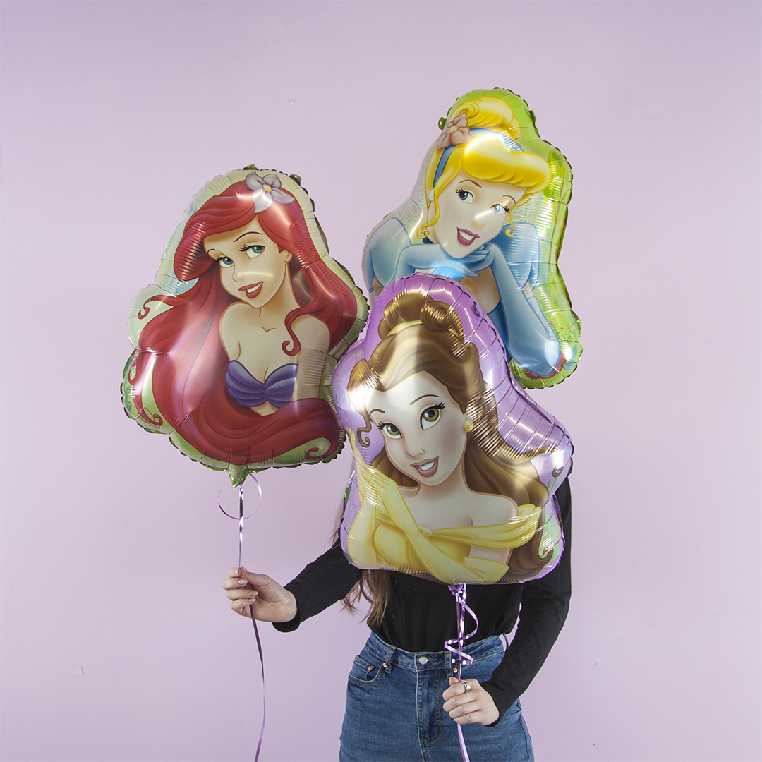 Шар (27''/69 см) Фигура, Принцесса Белль, 1 шт.