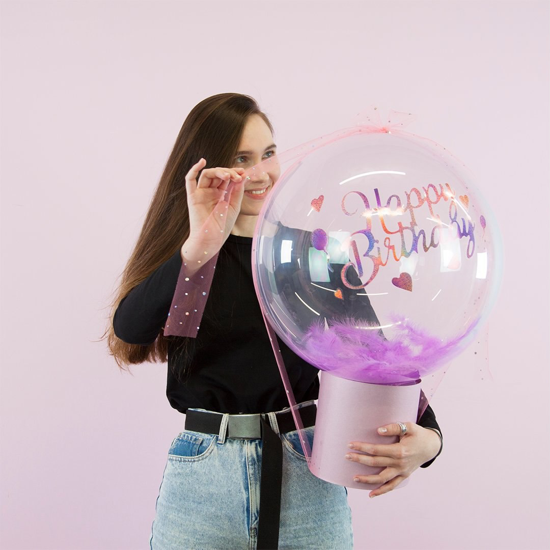 Перья, Премиум, Сиреневый, 12-15 см, 30 шт.