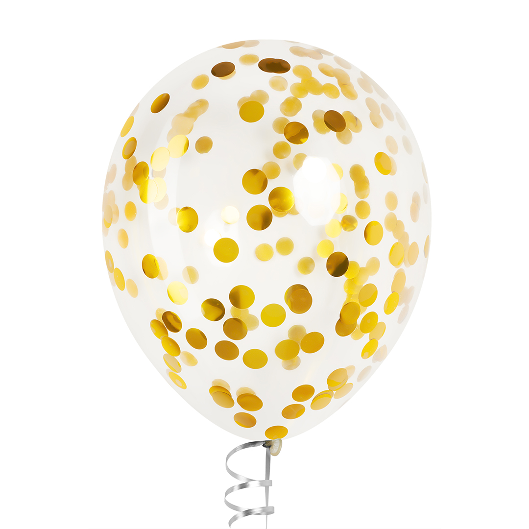 Конфетти фольга Круг, Сусальное золото, Хром, 2 см, 50 г.