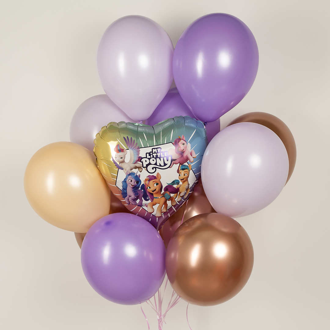 Шар (18''/46 см) Сердце, My Little Pony, 1 шт.