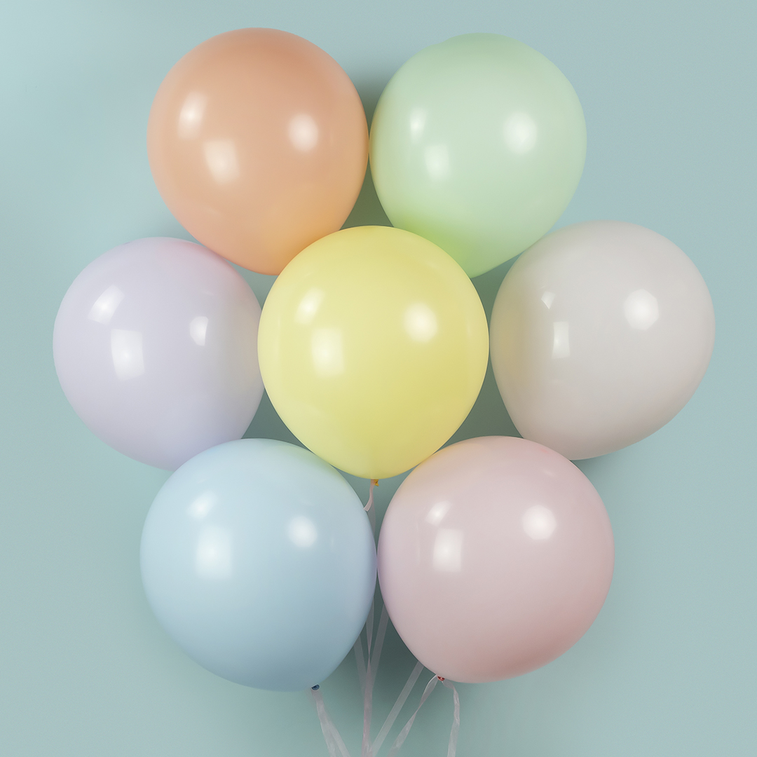 Шар (18''/46 см), Светло-сиреневый, макарунс, 10 шт.