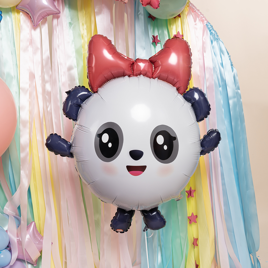 Шар (38''/97 см) Фигура, Малышарики, Пандочка, 1 шт. в уп.