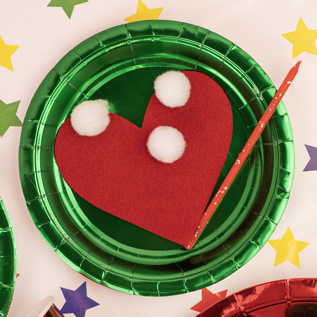 Тарелки (7''/18 см) Зеленый, Металлик, 6 шт.