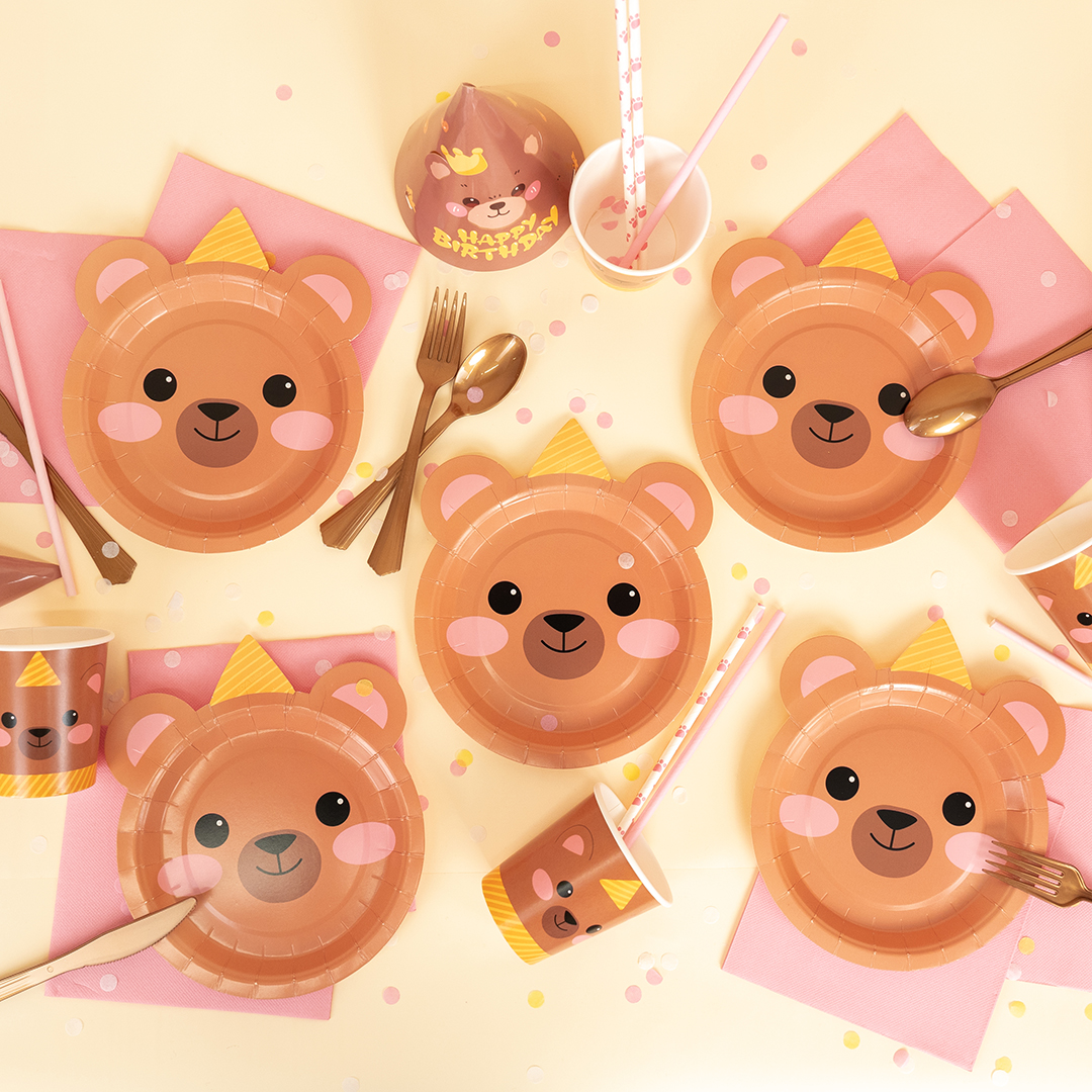 Стаканы (250 мл) Мишка, 6 шт.