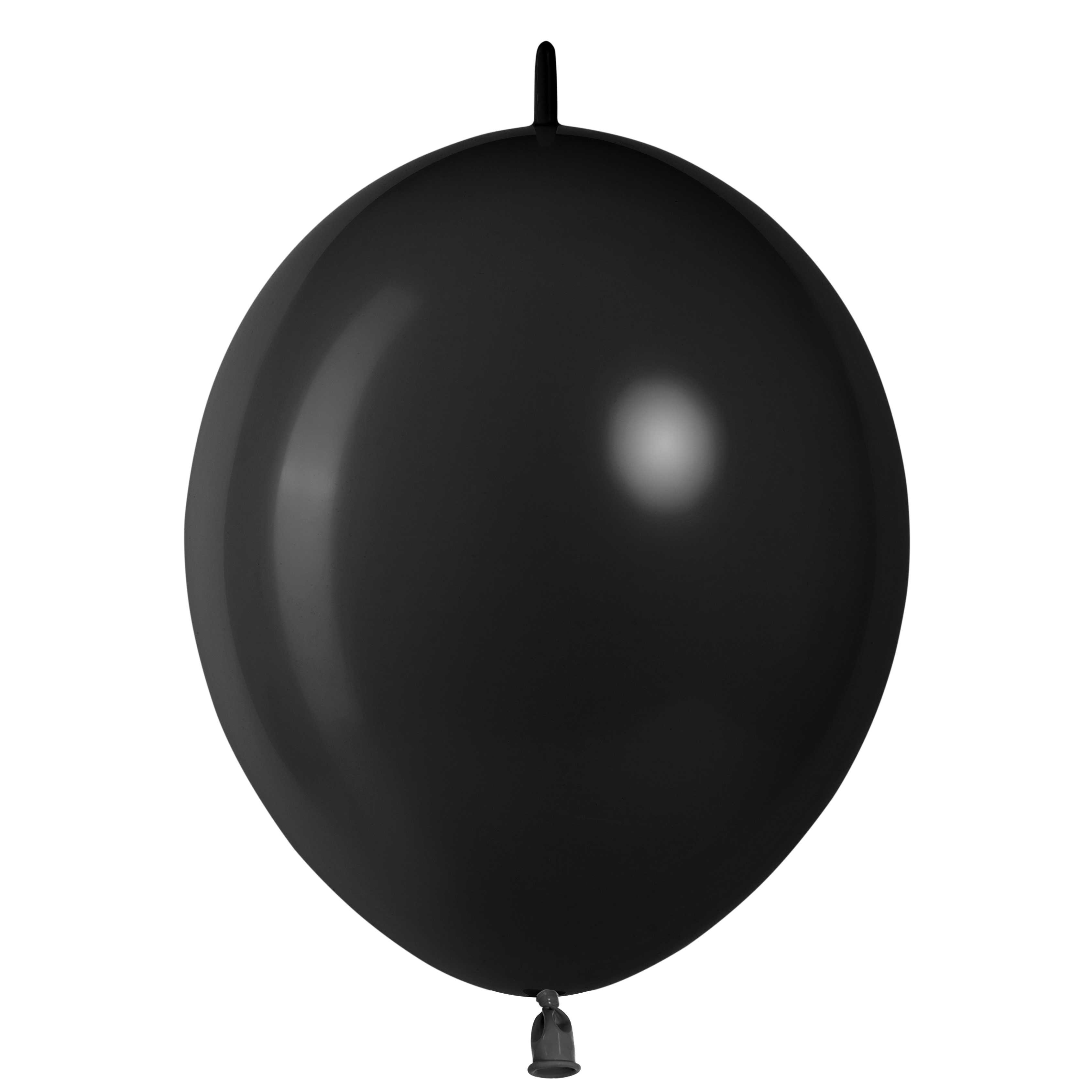 Шар (6''/15 см) Линколун, Черный, пастель, 100 шт.