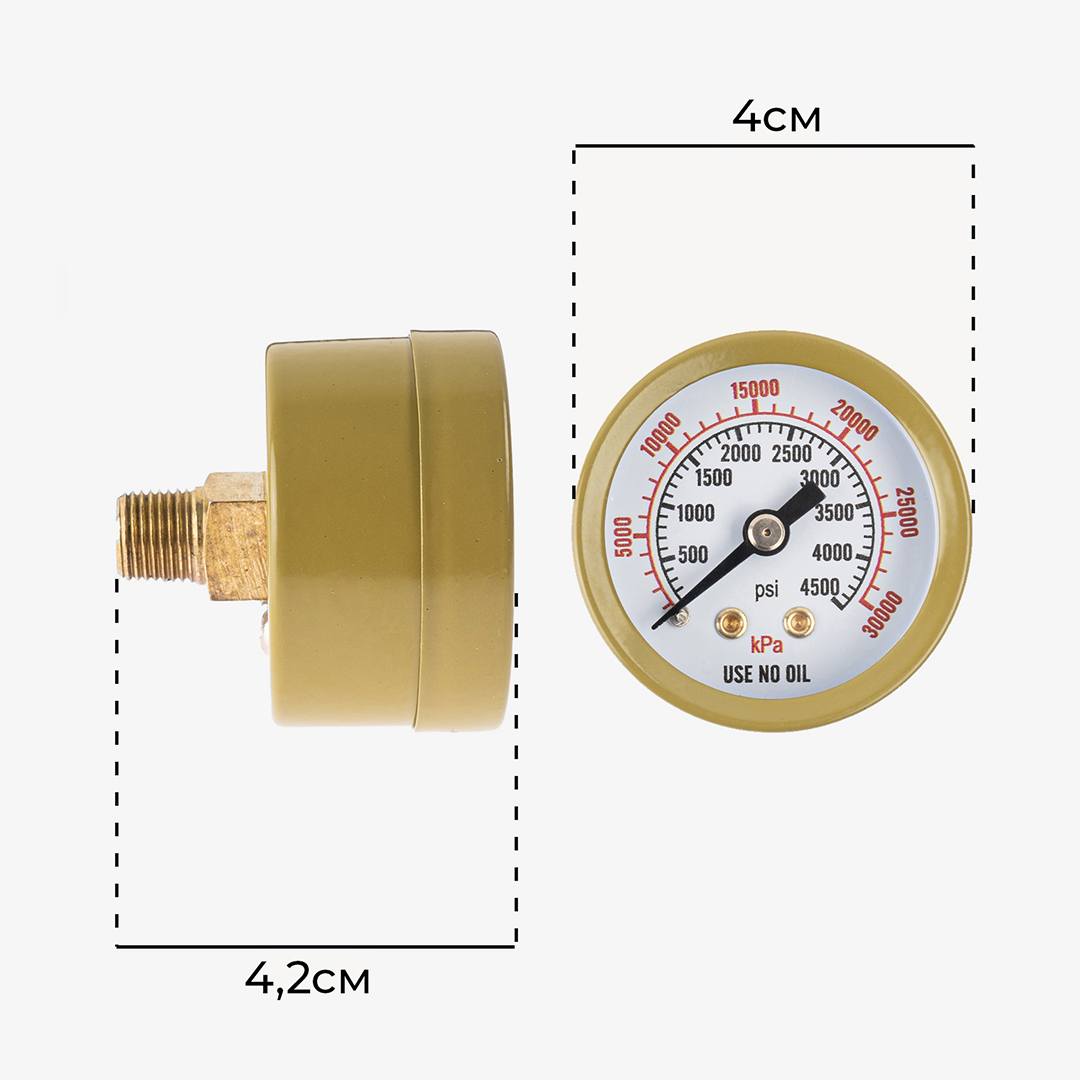 Манометр для оборудования, 1 шт.