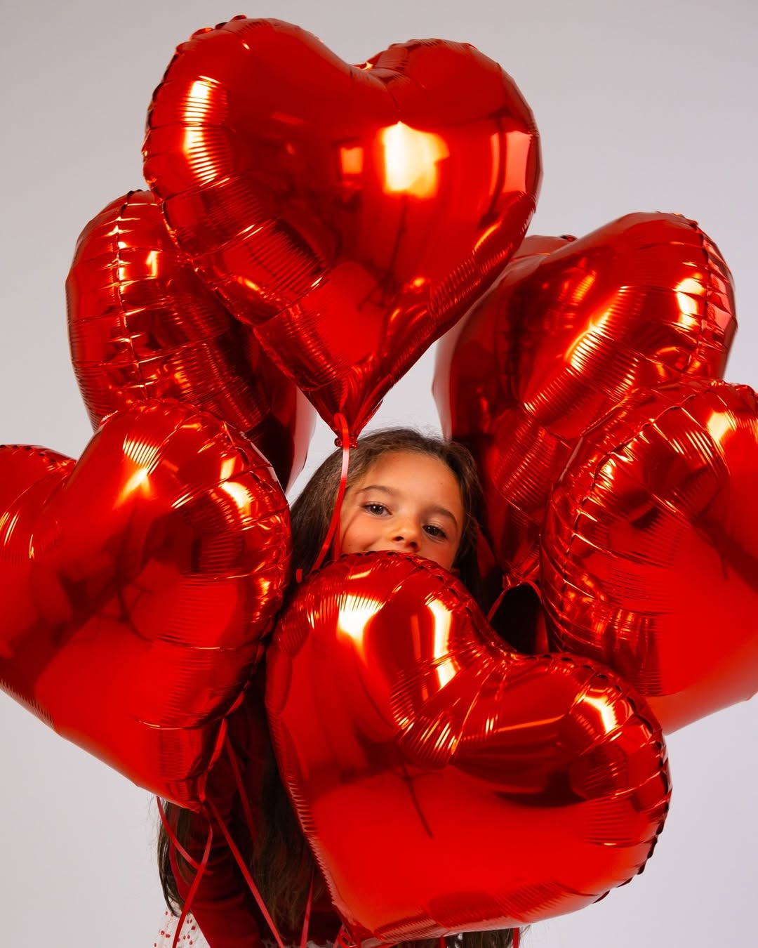 Шар (18''/46 см) Сердце, Люкс, Красный, 1 шт.