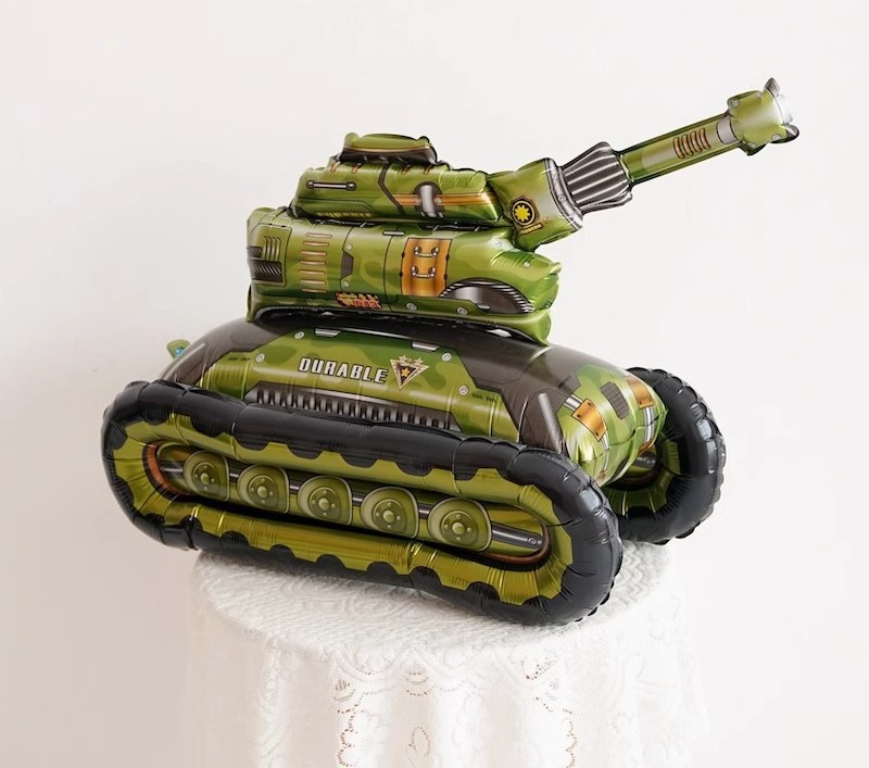 Шар (28''/71 см) Фигура 3D, Танк, 1 шт. в уп.