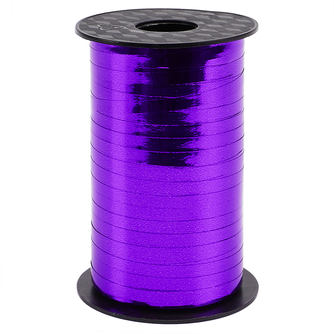 Лента полипропиленовая (0,5 см*250 м) Фиолетовый, Металлик, 1 шт.