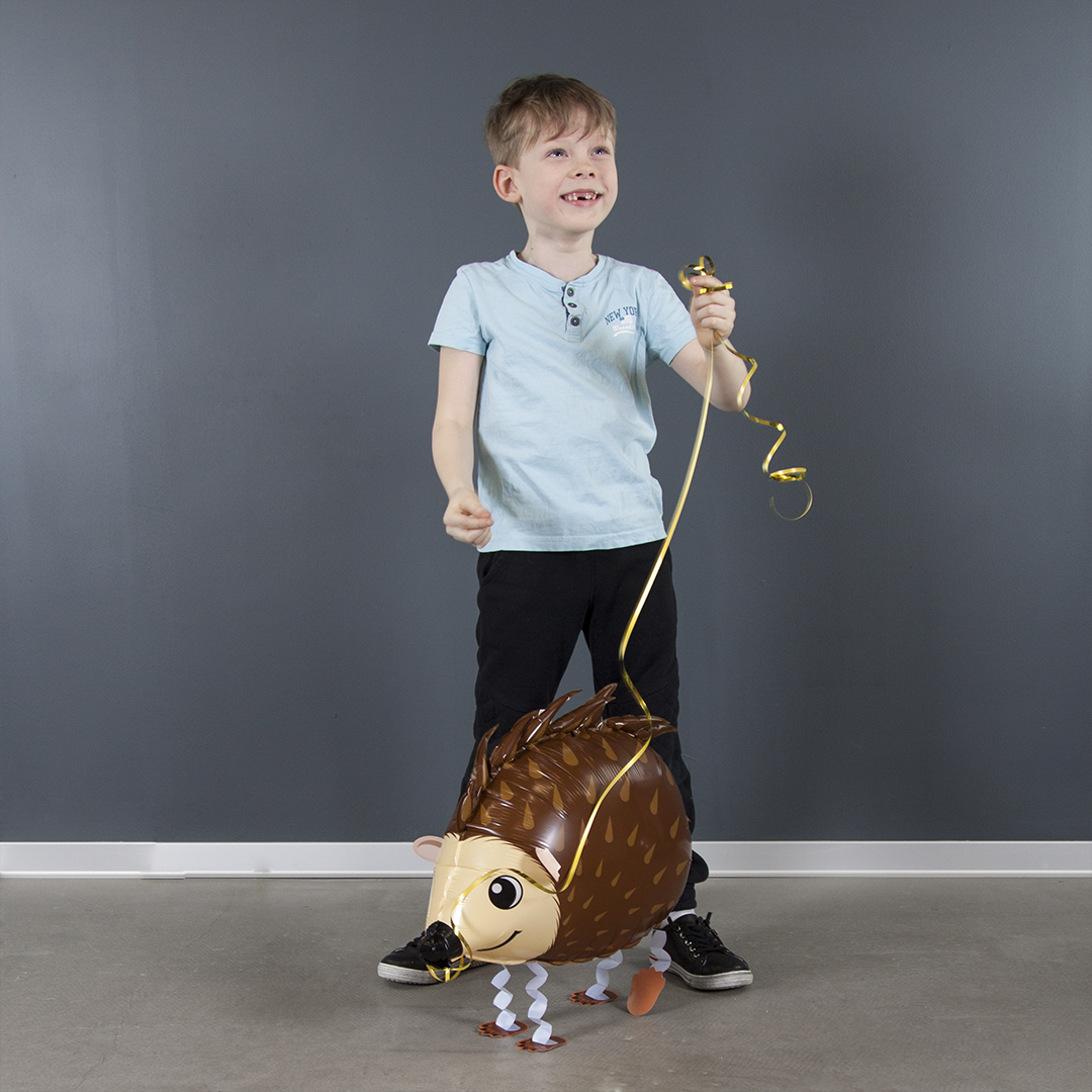 Шар 3D (24''/61 см) Ходячая Фигура, Ежик, 1 шт.