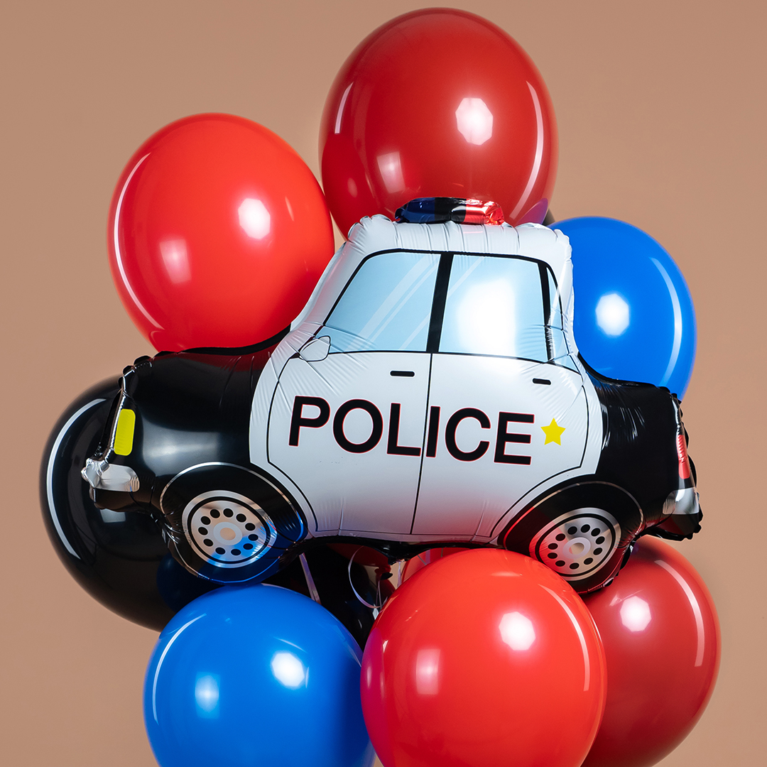 Шар (31''/79 см) Фигура, Полицейская машина, 1 шт. в уп.