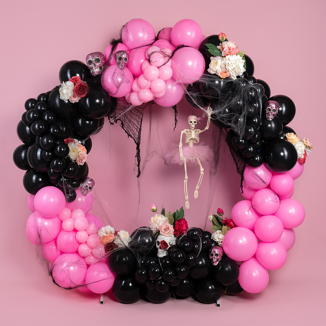 Шар (12''/30 см), Черный, пастель, 100 шт.