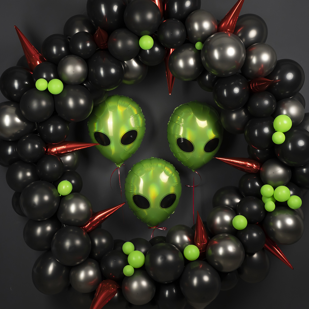 Шар (12''/30 см), Черный, пастель, 100 шт.