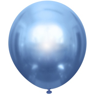 Шар (18''/46 см), Голубой (504), хром, 6 шт.