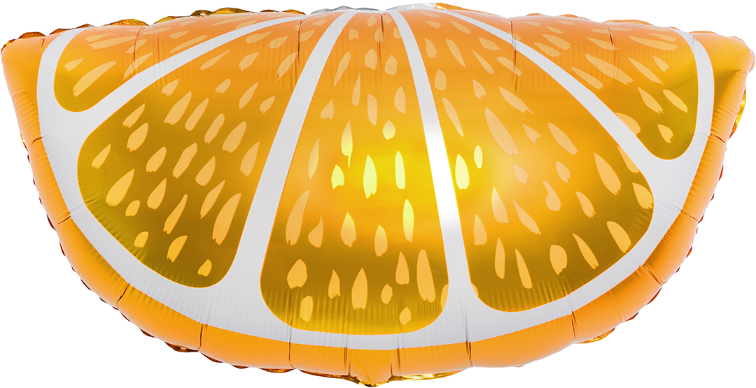 Шар (26''/66 см) Фигура, Долька апельсина, 1 шт. в уп.