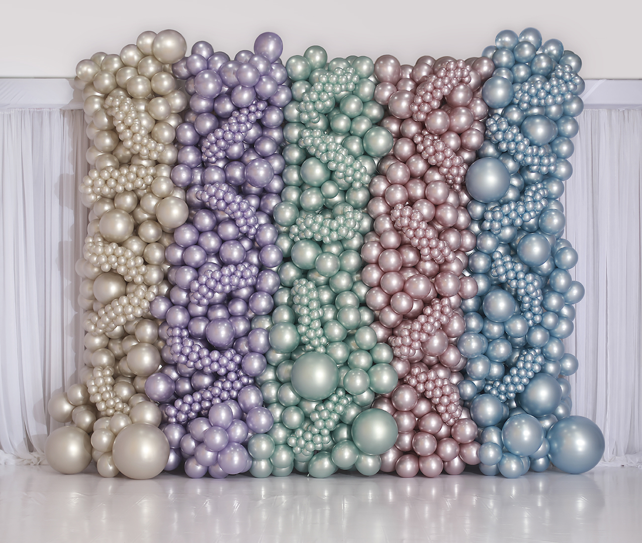 Шар (12''/30 см), Свежая мята (826), шелк, 50 шт.