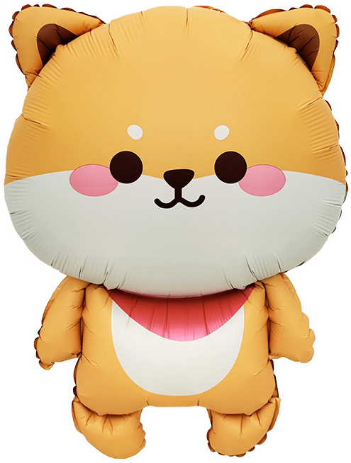 Шар (26''/66 см) Фигура, Сиба-ину, Сатин, 1 шт.