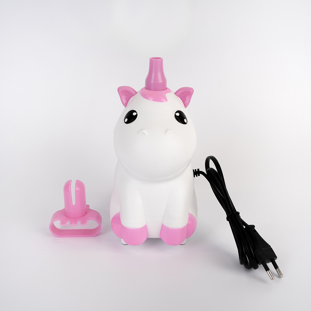 Компрессор, Единорог, Белый/Розовый, 300 ватт, 1 шт.