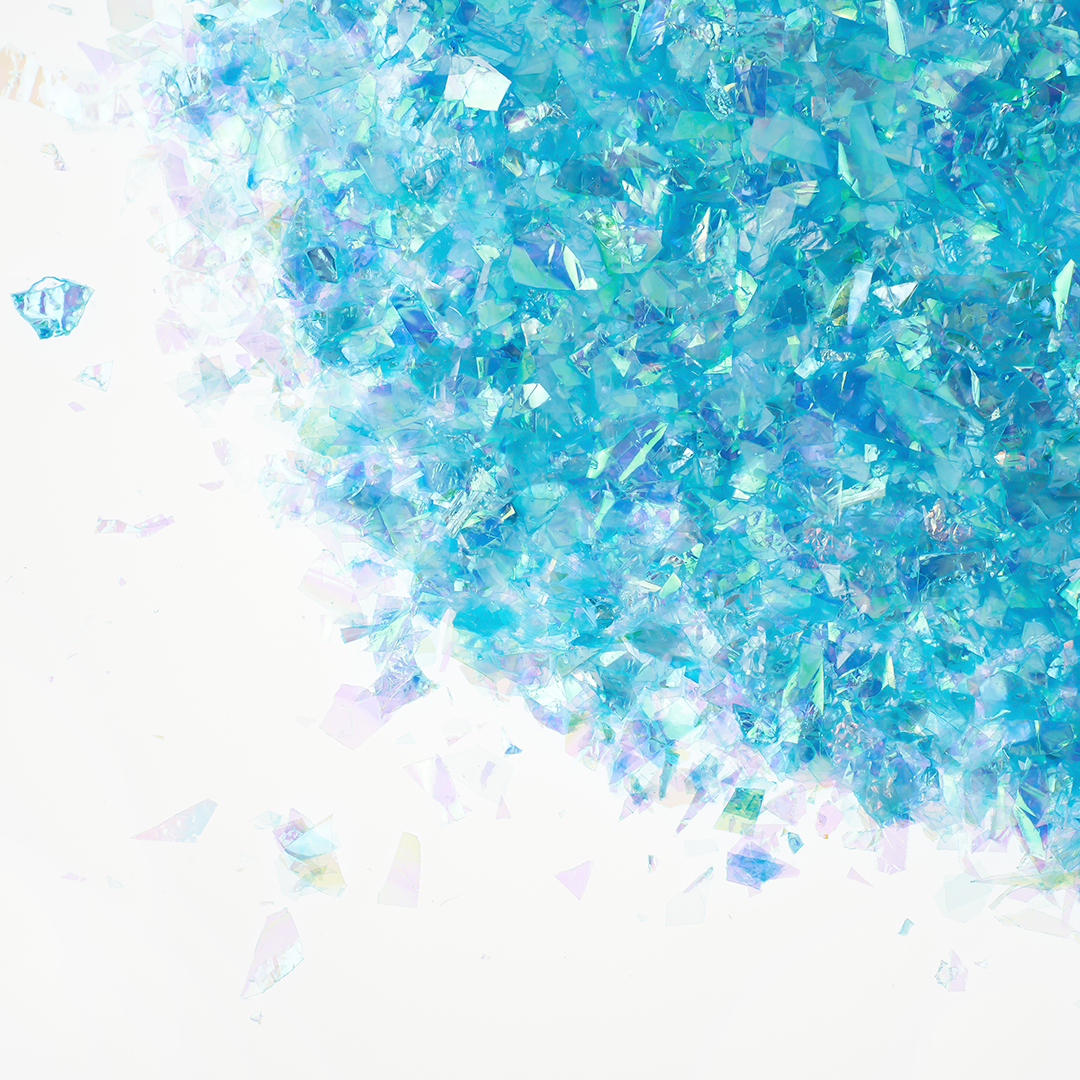 Конфетти дробленые Ярко-голубой, Хамелеон, 20 г.