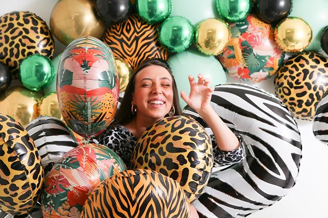 Шар (18''/46 см) Круг, Сафари, Тигр, 1 шт.