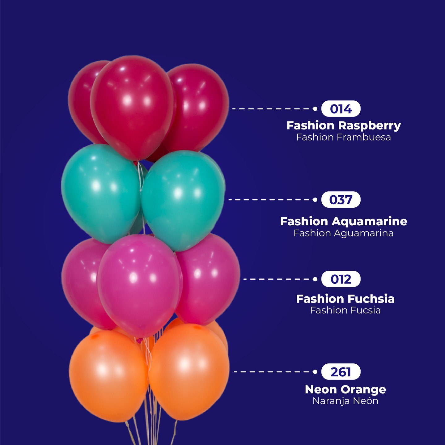 Шар (12''/30 см), Фуше (012), пастель, 12 шт.