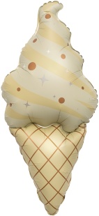 Шар (37''/94 см) Фигура, Мороженое, Сатин, 1 шт. в уп.