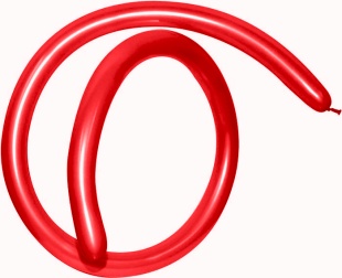 Шар (1''/3 см) ШДМ, Красный (015), пастель, 100 шт.