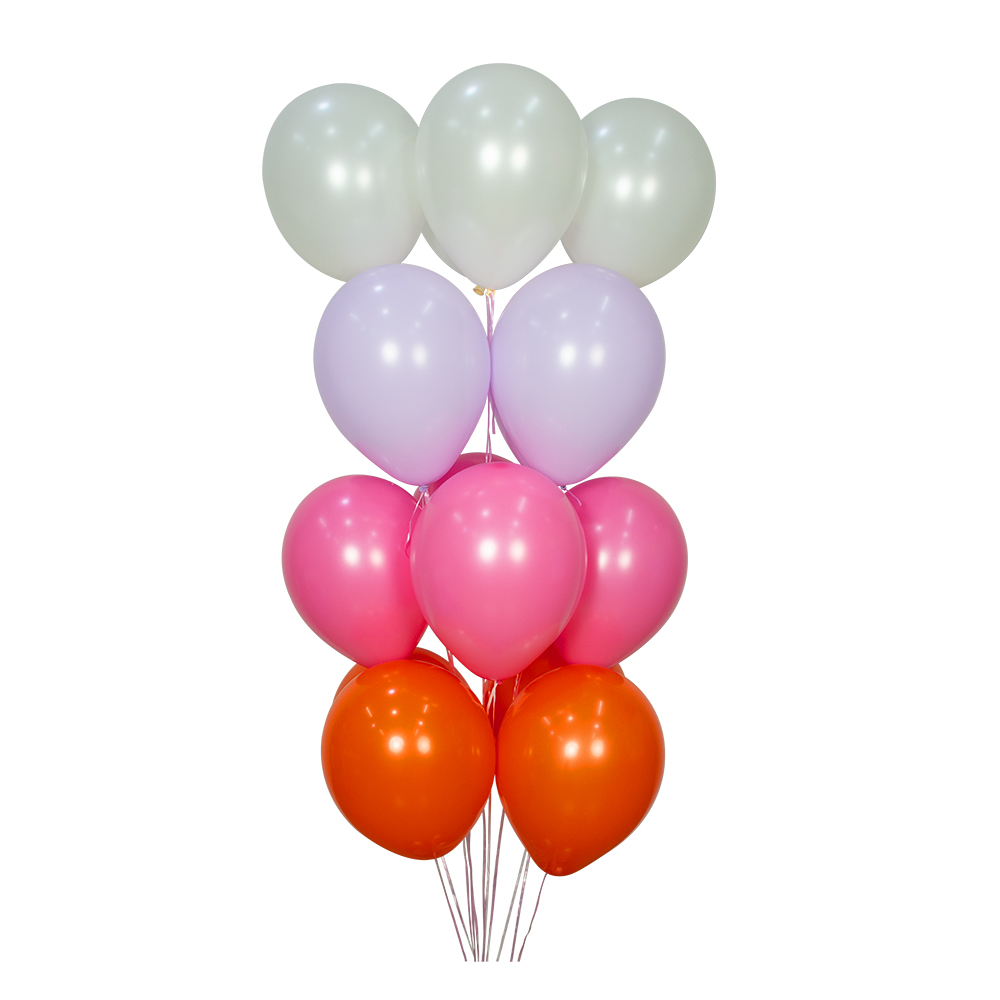 Шар (12''/30 см), Розовая роза (011), пастель, 50 шт.