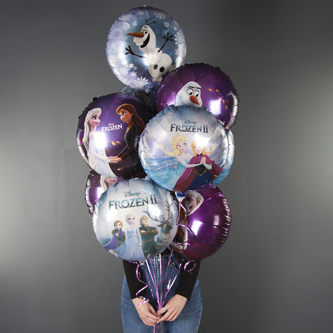 Шар (18''/46 см) Круг, Холодное сердце 2, 1 шт.