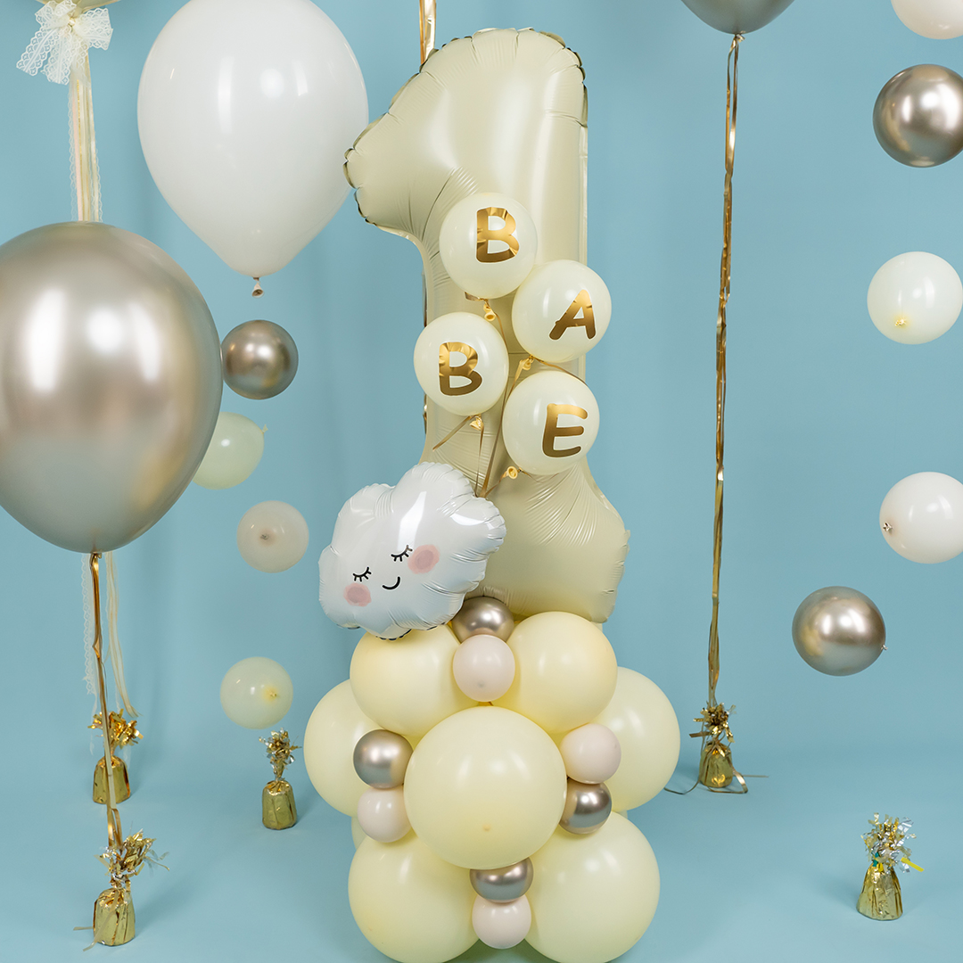 Шар (10''/25 см), Белый песок, пастель ретро, 100 шт.