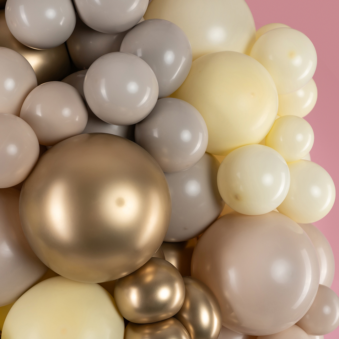 Шар (5''/13 см), Слоновая кость, пастель ретро, 100 шт.