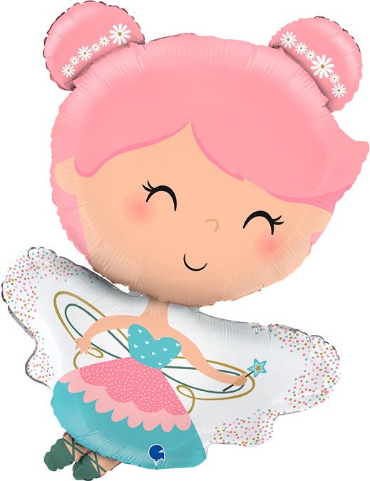 Шар (14''/36 см) Мини-фигура, Маленькая Фея, 1 шт.