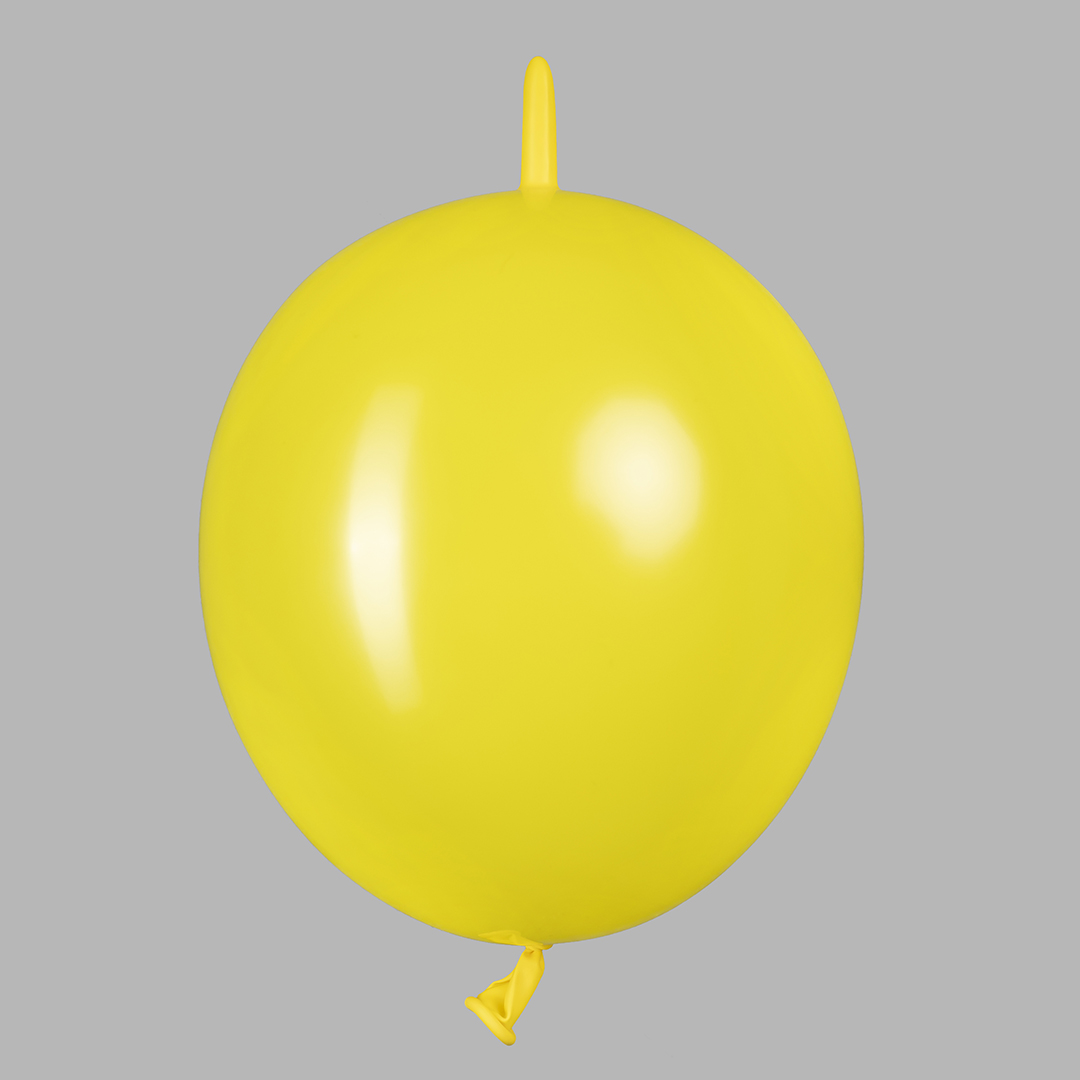 Шар (12''/30 см) Линколун, Желтый, пастель, 50 шт.