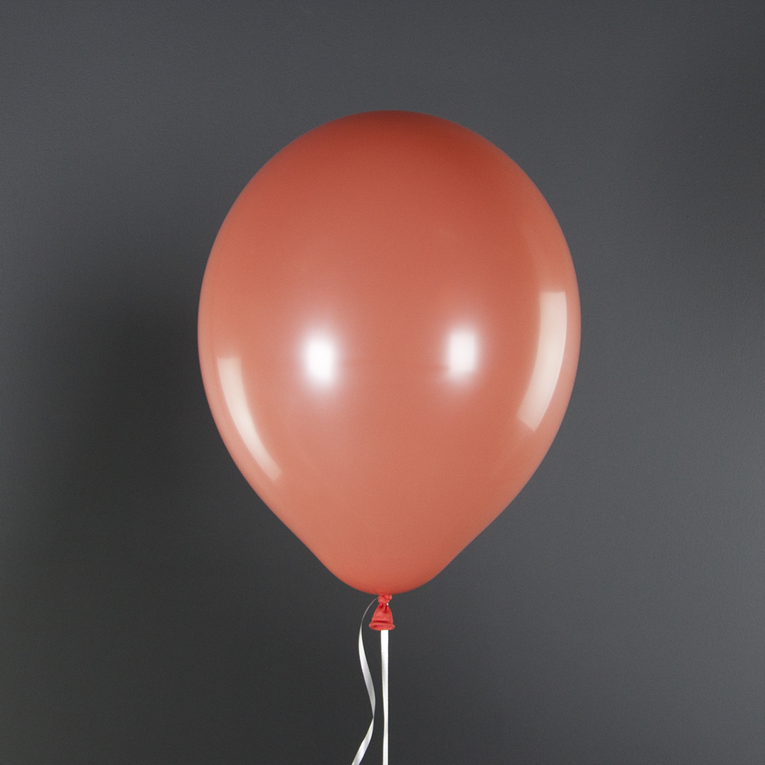 Шар (12''/30 см), Коралл, пастель ретро, 100 шт.
