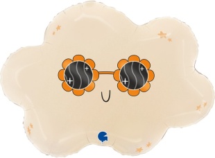 Шар (24''/61 см) Фигура, Стильное облако, 1 шт. в уп.