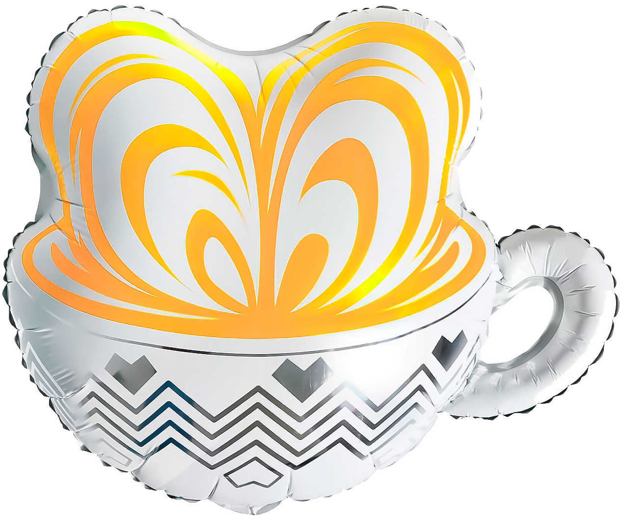 Шар (24''/61 см) Фигура, Чашка Капучино, 1 шт. в уп.