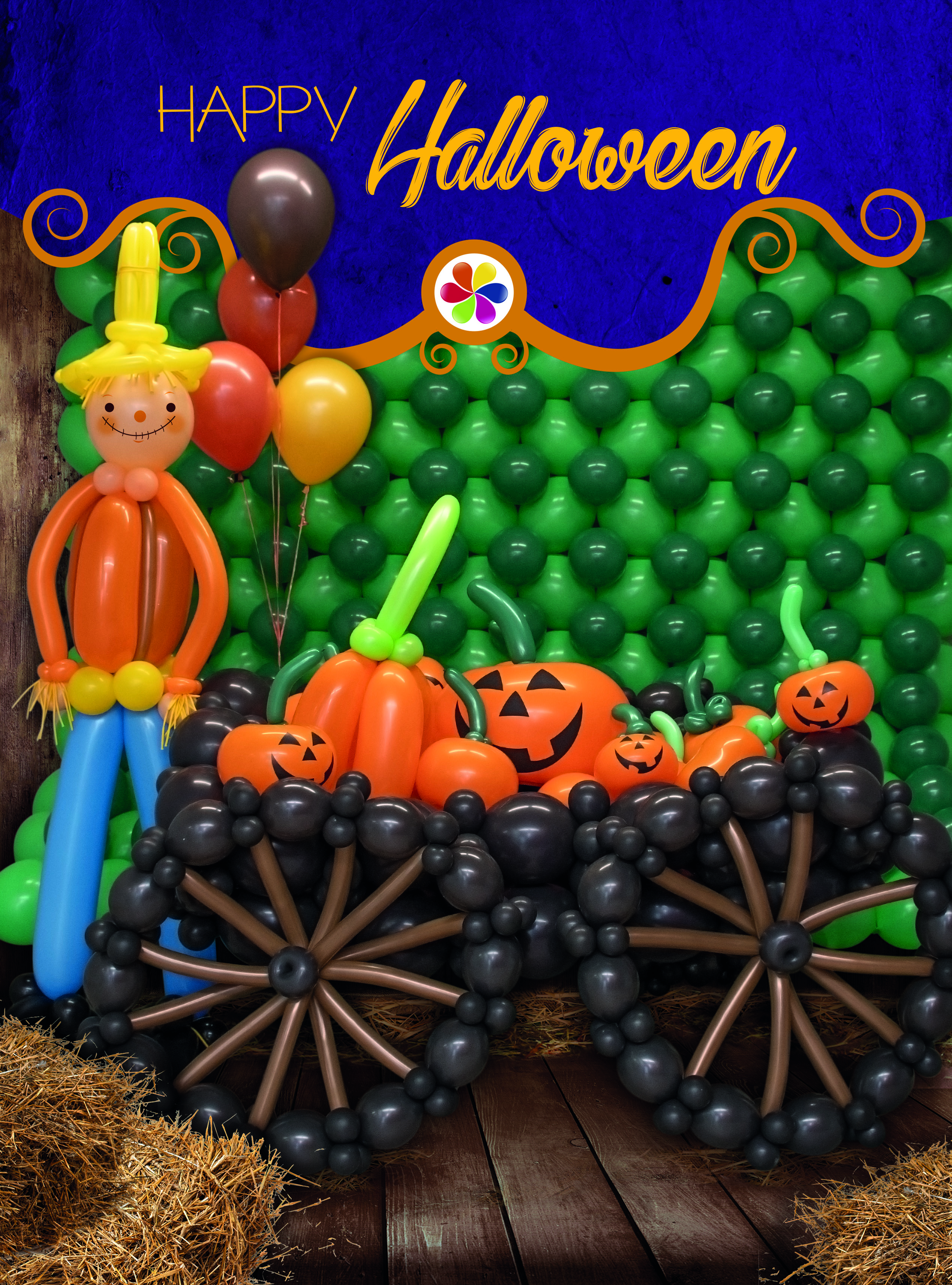 Шар (5''/13 см), Оранжевый (061), пастель, 100 шт.