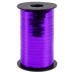 Лента полипропиленовая (0,5 см*250 м) Фиолетовый, Металлик, 1 шт.