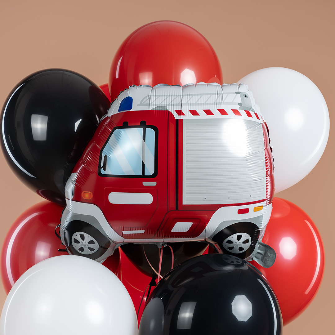 Шар (23''/58 см) Фигура, Пожарная машина, 1 шт. в уп.