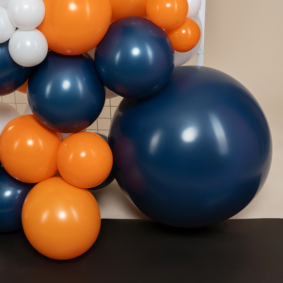 Шар (24''/61 см), Темно-синий (044), пастель, 3 шт.