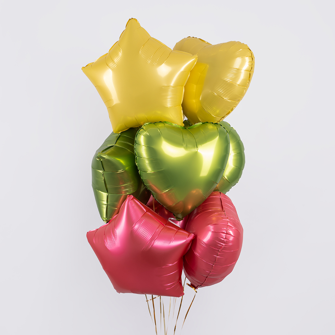 Шар (18''/46 см) Круг, Желтый банан, Сатин, 1 шт.