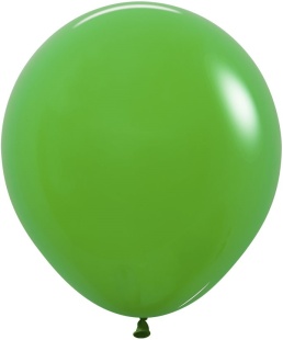 Шар (18''/46 см), Зеленый клевер (029), пастель, 25 шт.
