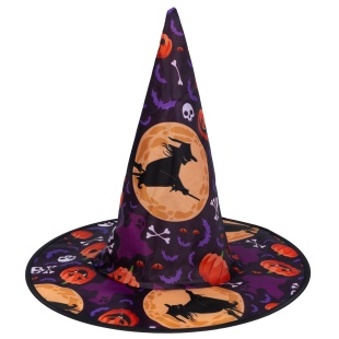 Волшебная Шляпа, с ярким принтом, Фиолетовый, 54-56 разм., 1 шт. 