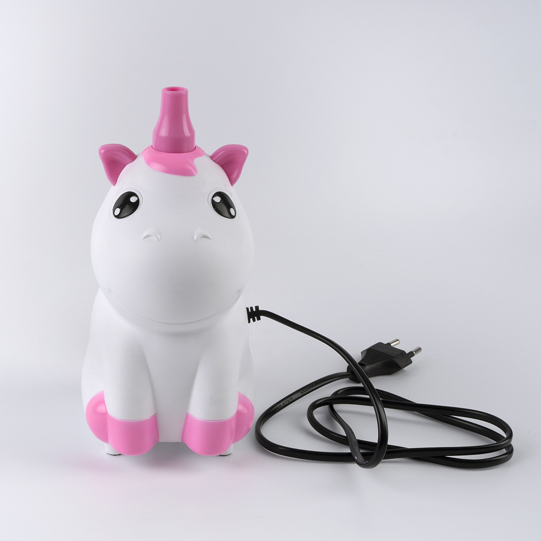 Компрессор, Единорог, Белый/Розовый, 300 ватт, 1 шт.