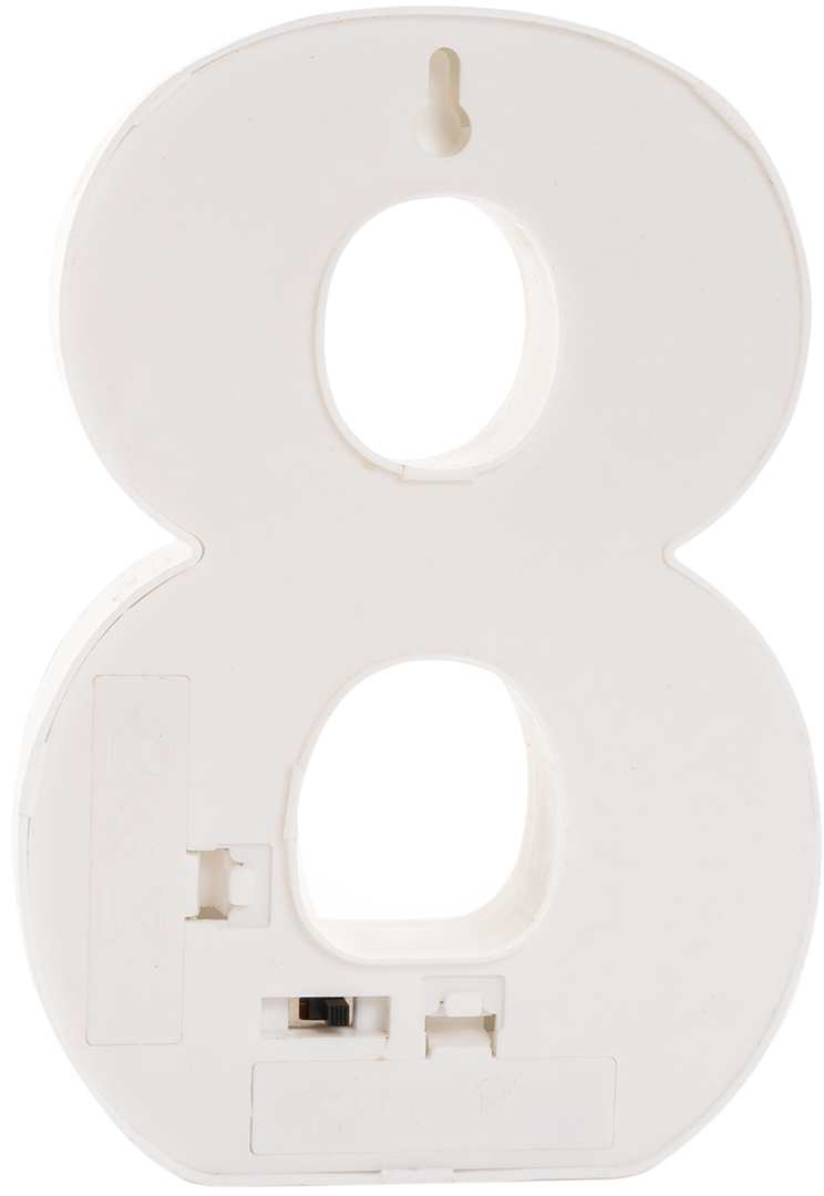 Световая фигура Цифра, 8, 16 см. Золото, 1 шт.