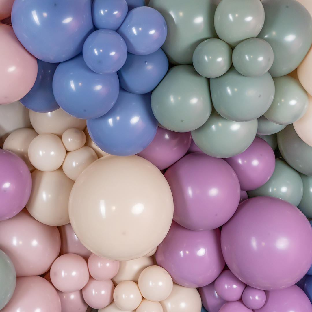 Шар (18''/46 см), Пыльная роза, пастель ретро, 10 шт.