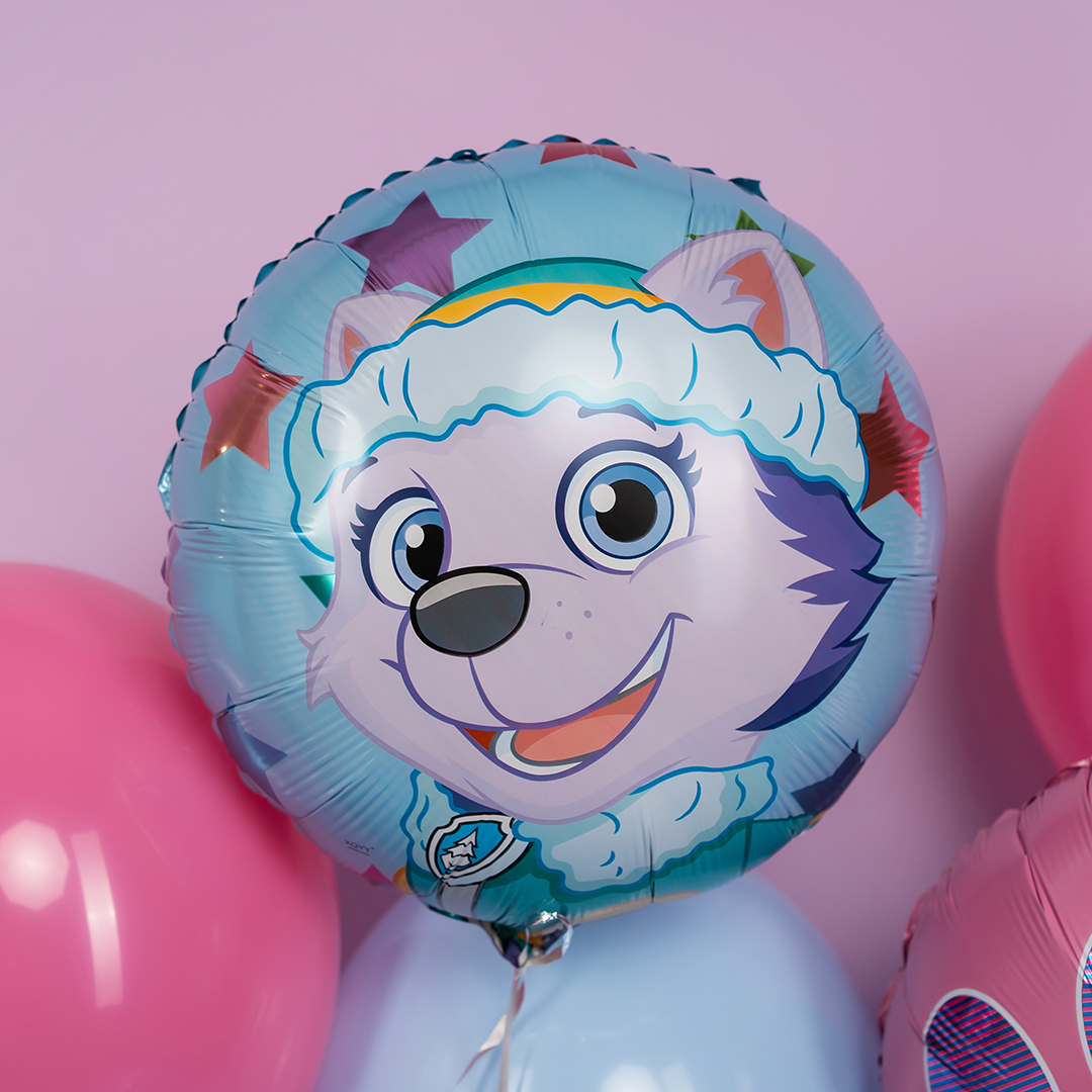Шар (18''/46 см) Круг, Щенок Рейнджер, 1 шт. в уп.