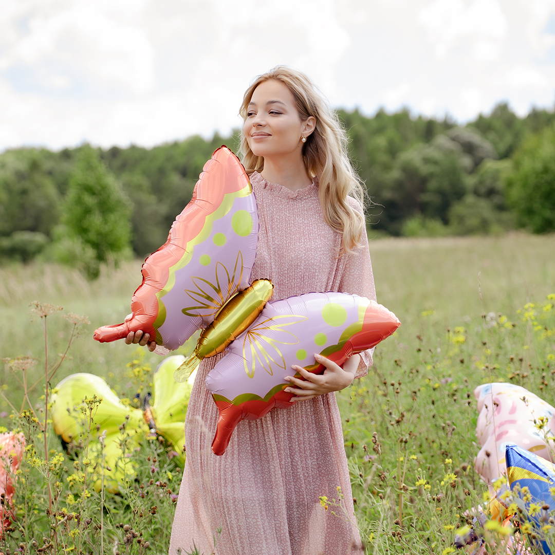 Шар (31''/79 см) Фигура, Бабочка, 1 шт.