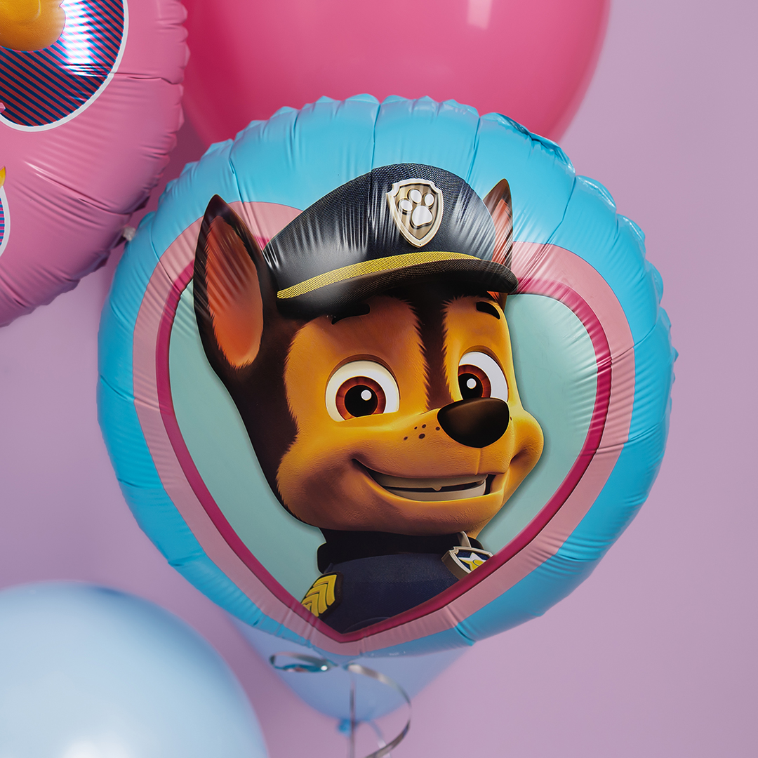 Шар (18''/46 см) Круг, Щенок Полицейский, 1 шт. в уп.