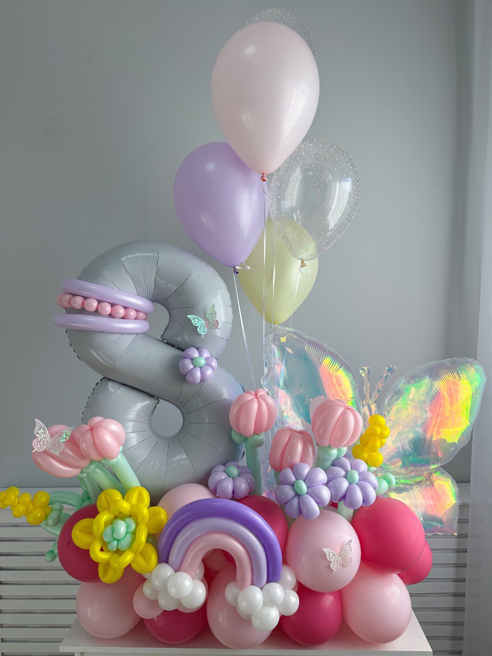 Шар (12''/30 см), Нежно-розовый, макарунс, 100 шт.